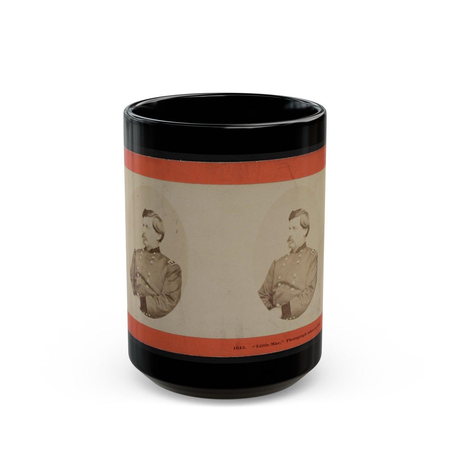 Little Mac (U.S. Civil War) Black Coffee Mug-15oz-The Sticker Space