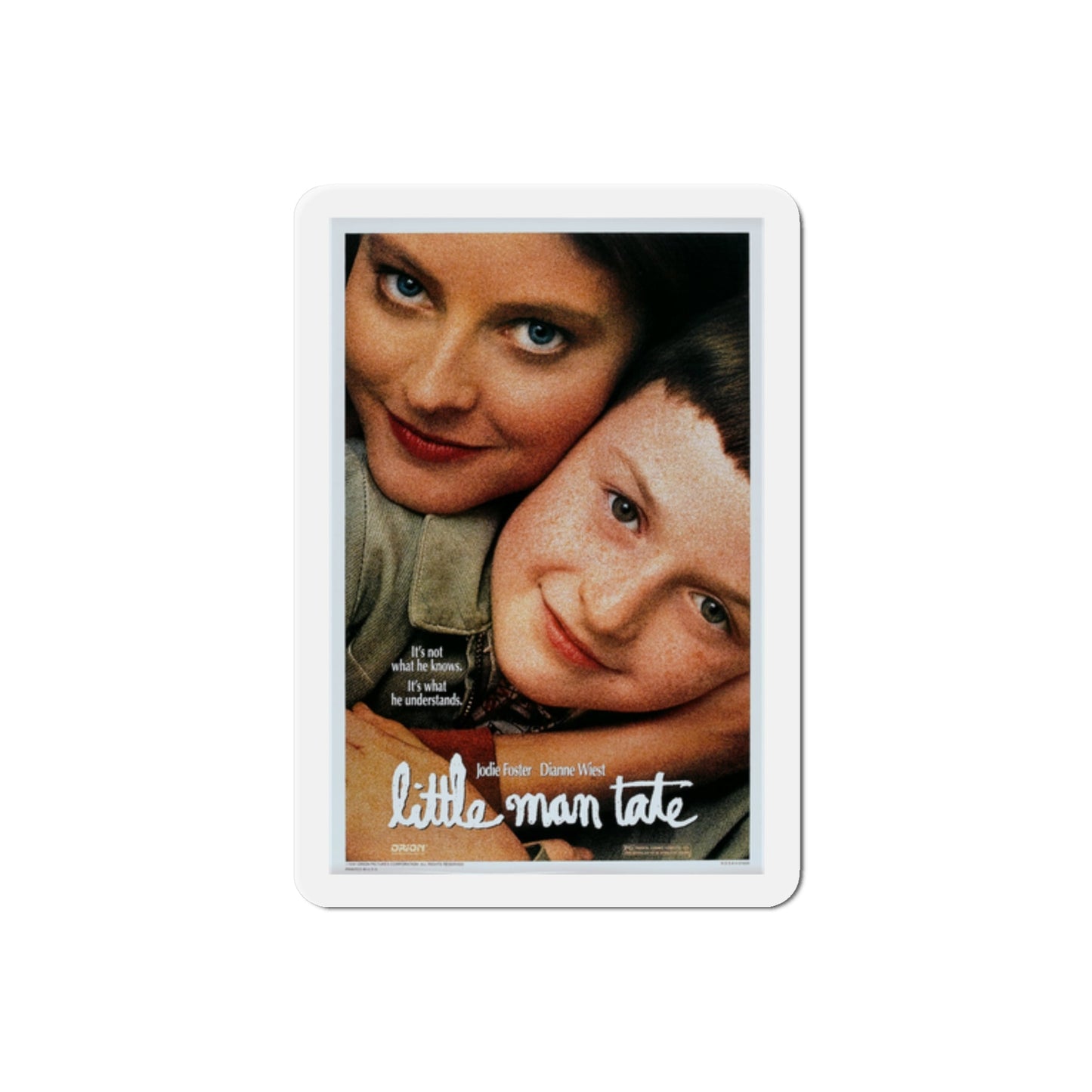 Little Man Tate 1991 Movie Poster Die-Cut Magnet-2" x 2"-The Sticker Space