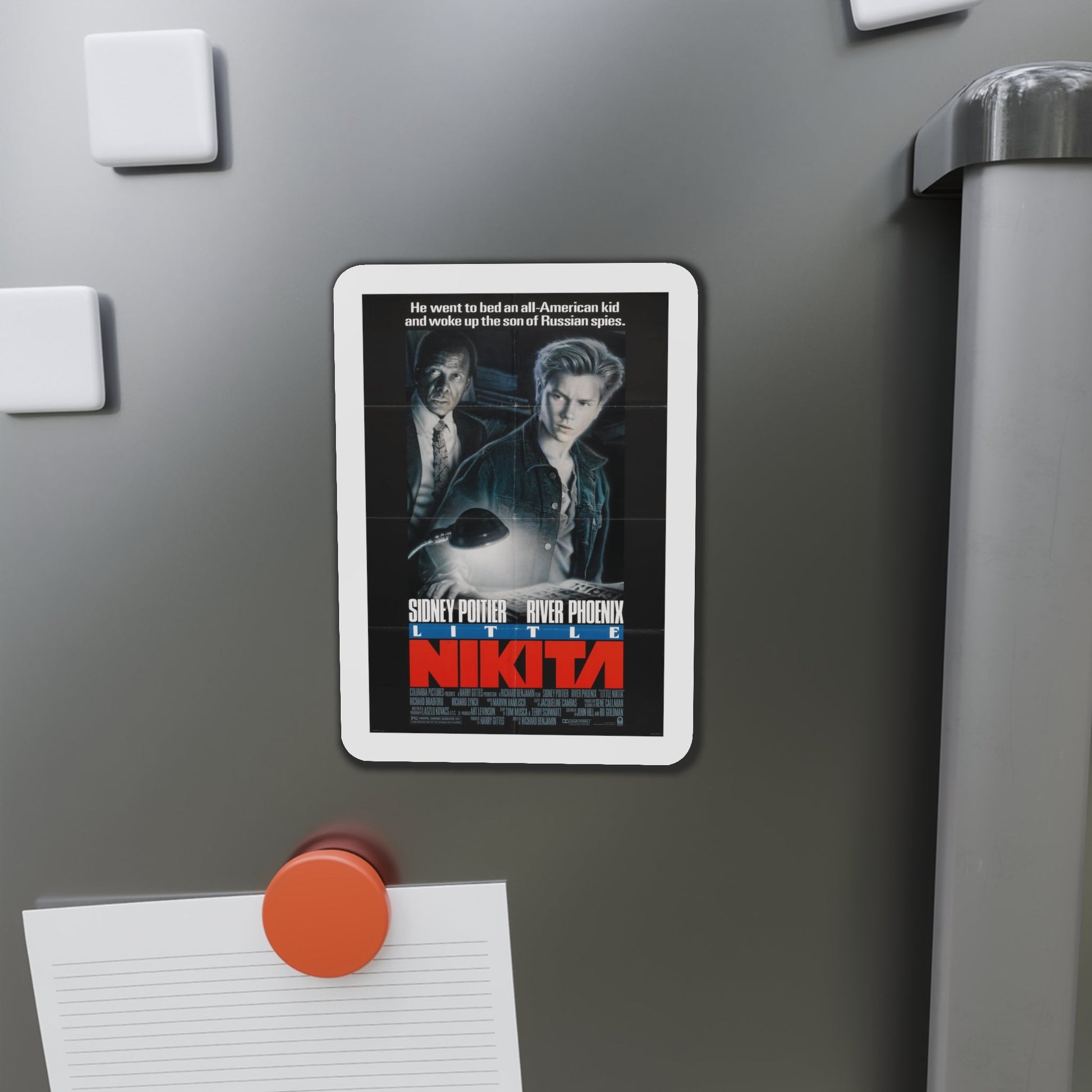 Little Nikita 1988 Movie Poster Die-Cut Magnet-The Sticker Space