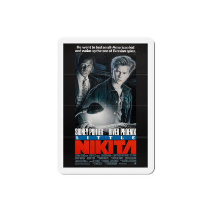 Little Nikita 1988 Movie Poster Die-Cut Magnet-2" x 2"-The Sticker Space