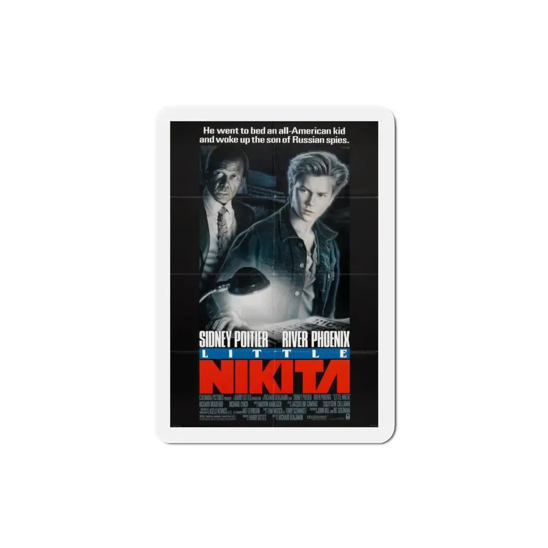 Little Nikita 1988 Movie Poster Refrigerator Magnet 3 Inch - The Sticker Space