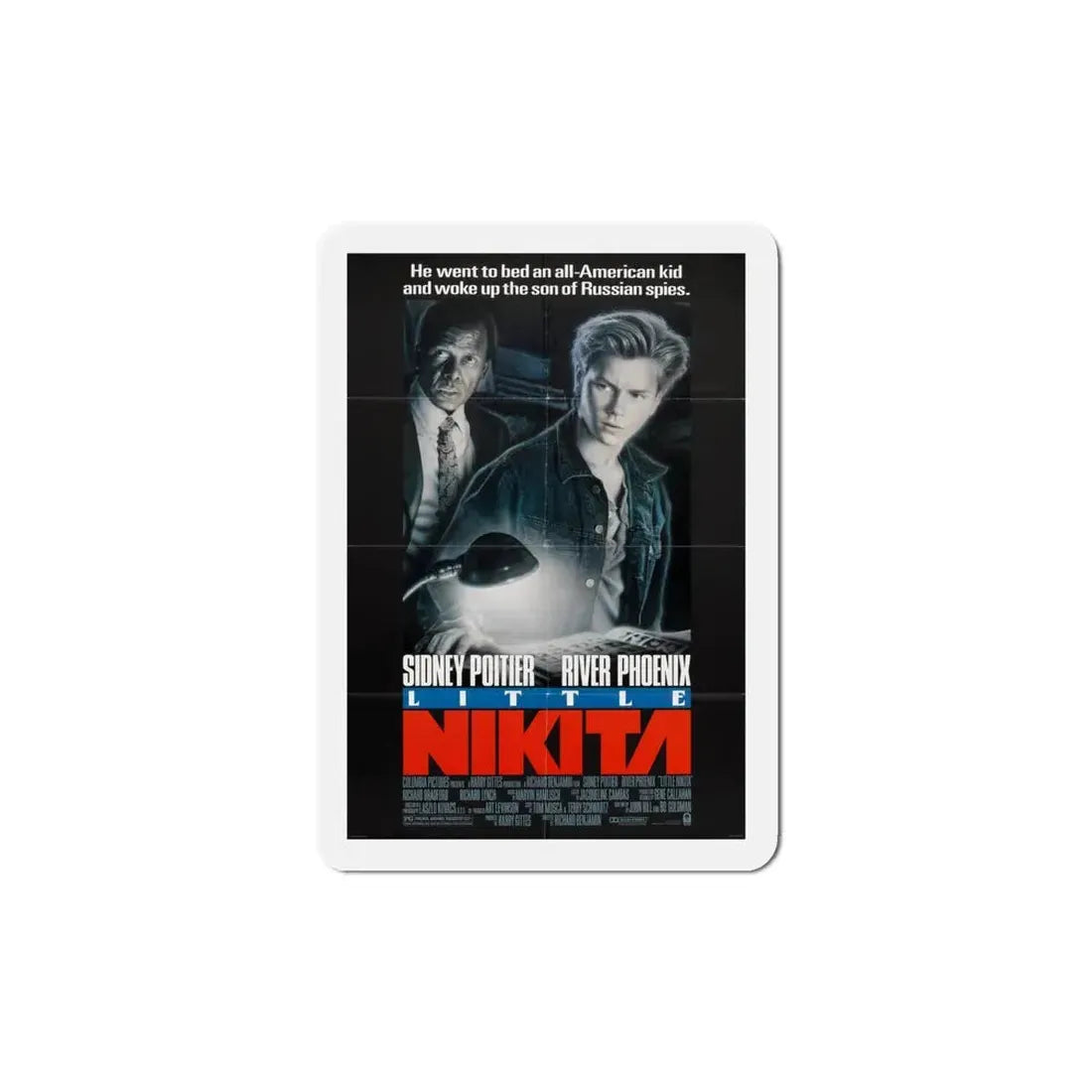 Little Nikita 1988 Movie Poster Refrigerator Magnet 5 Inch - The Sticker Space