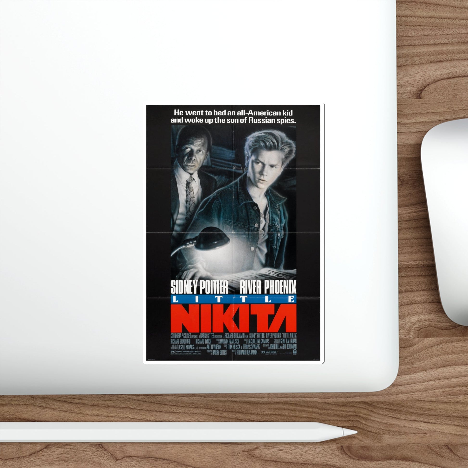 Little Nikita 1988 Movie Poster STICKER Vinyl Die-Cut Decal-The Sticker Space