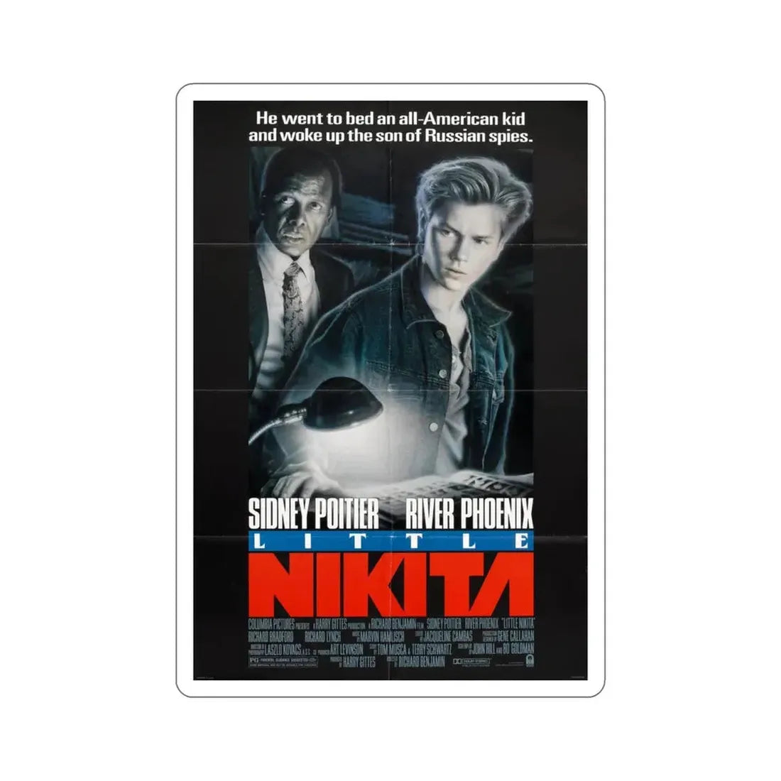 Little Nikita 1988 Movie Poster STICKER Vinyl Die-Cut Decal 3 Inch - The Sticker Space