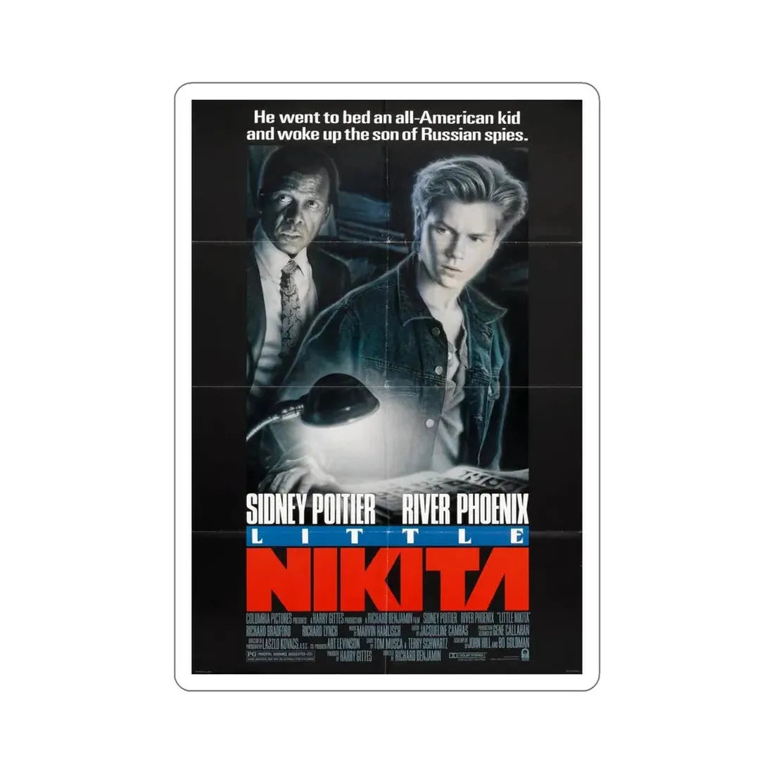 Little Nikita 1988 Movie Poster STICKER Vinyl Die-Cut Decal 5 Inch - The Sticker Space
