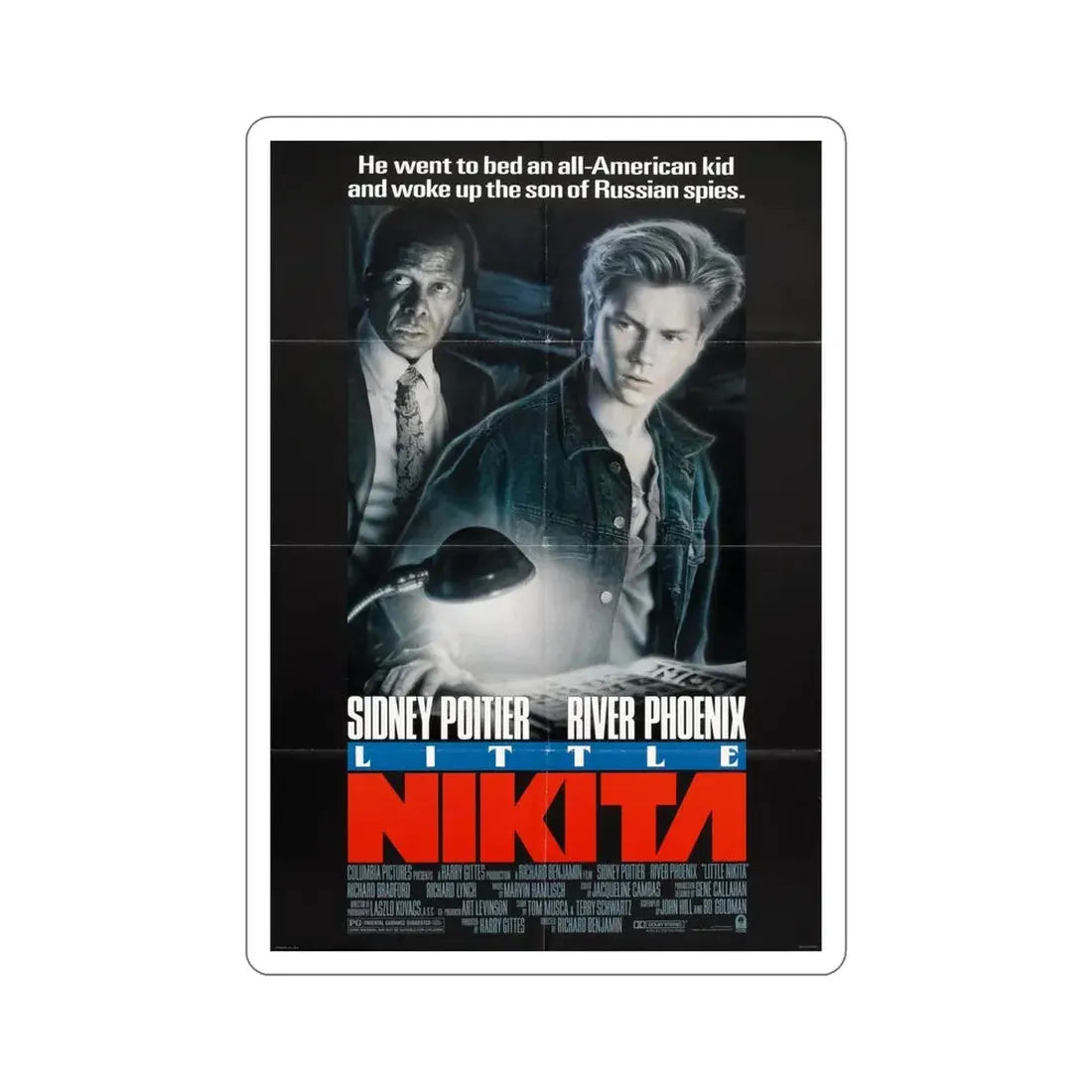 Little Nikita 1988 Movie Poster STICKER Vinyl Die-Cut Decal - The Sticker Space