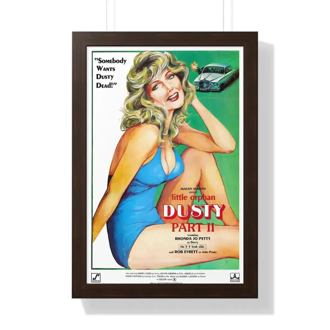 LITTLE ORPHAN DUSTY 1978 - Framed Movie Poster - The Sticker Space