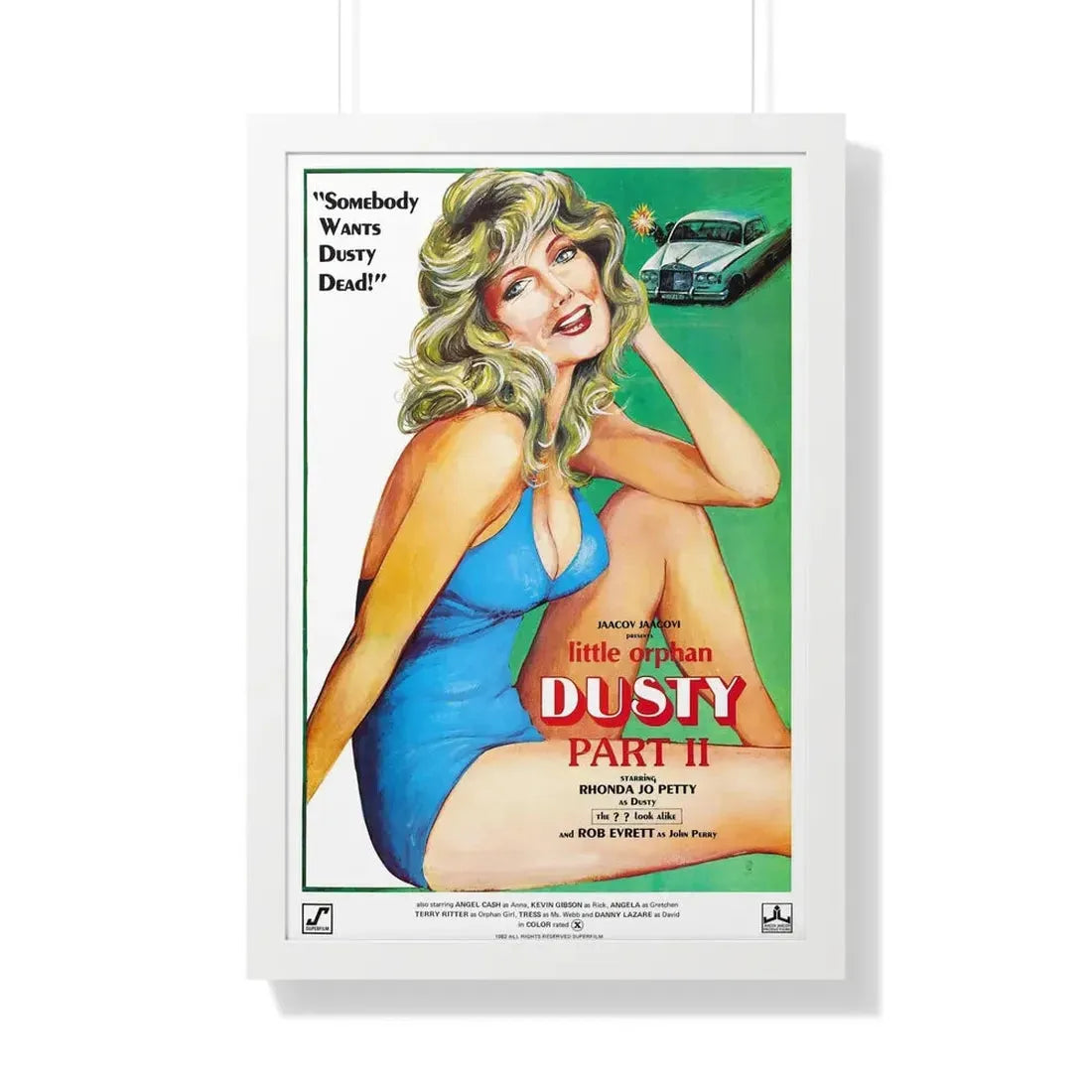 LITTLE ORPHAN DUSTY 1978 - Framed Movie Poster - The Sticker Space