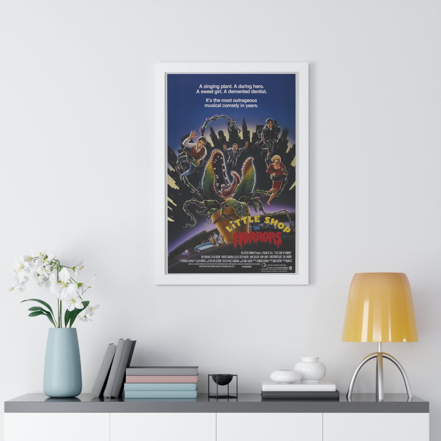 LITTLE SHOP OF HORRORS 1986 - Framed Movie Poster-The Sticker Space