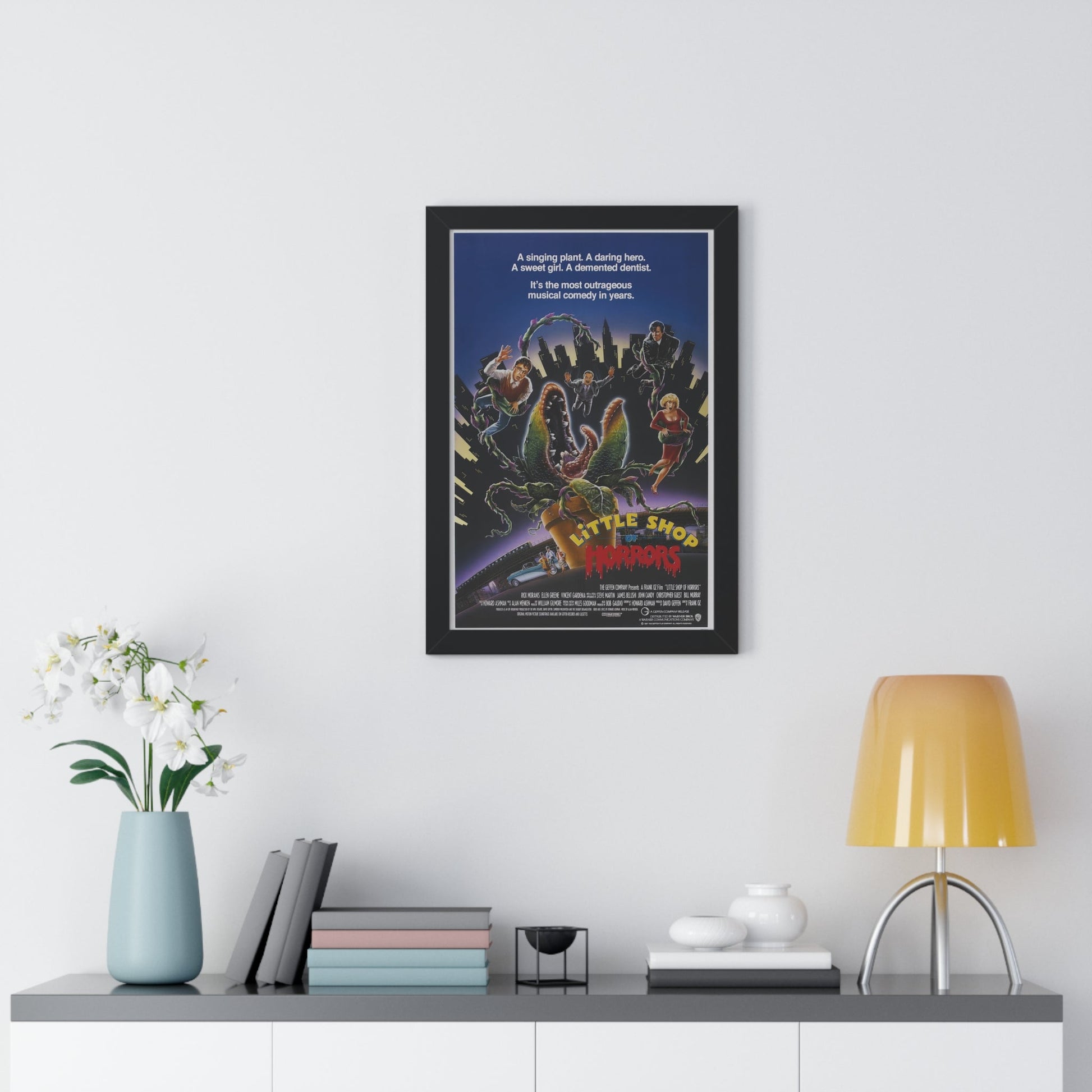 LITTLE SHOP OF HORRORS 1986 - Framed Movie Poster-The Sticker Space