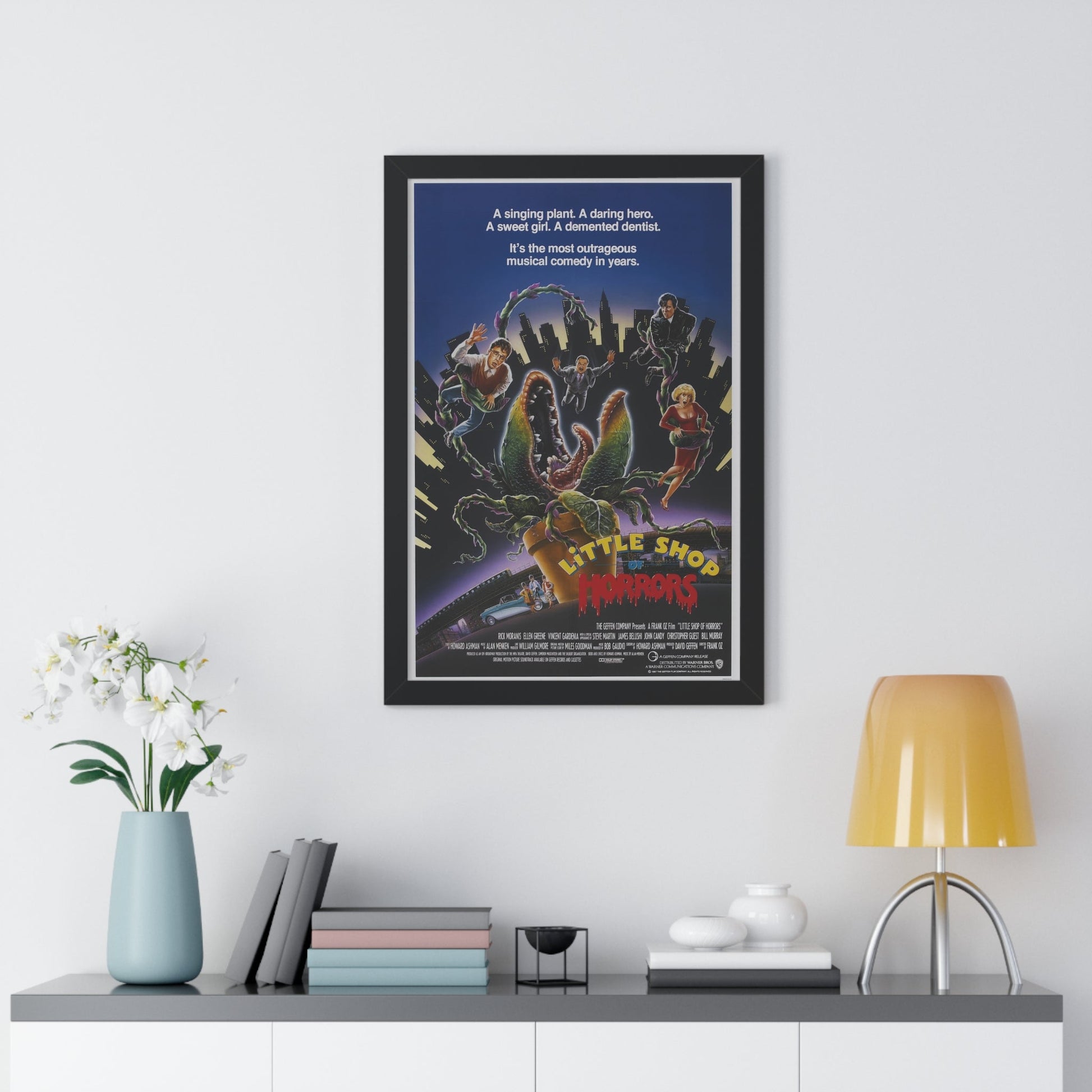 LITTLE SHOP OF HORRORS 1986 - Framed Movie Poster-The Sticker Space