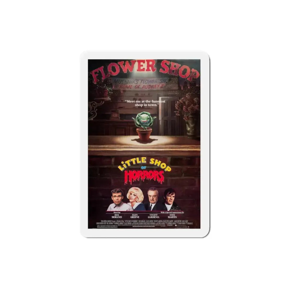 Little Shop of Horrors 1986 Movie Poster Refrigerator Magnet 2 Inch - The Sticker Space