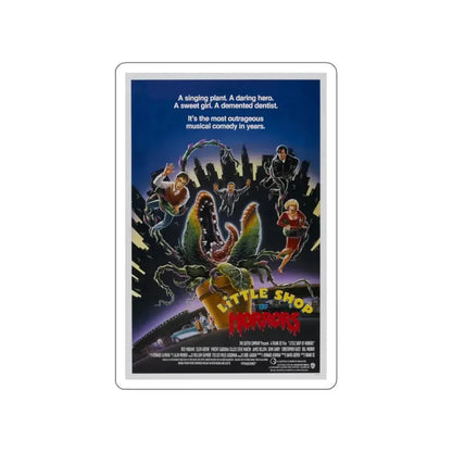 LITTLE SHOP OF HORRORS 1986 Movie Poster STICKER Vinyl Die-Cut Decal 4 Inch - The Sticker Space