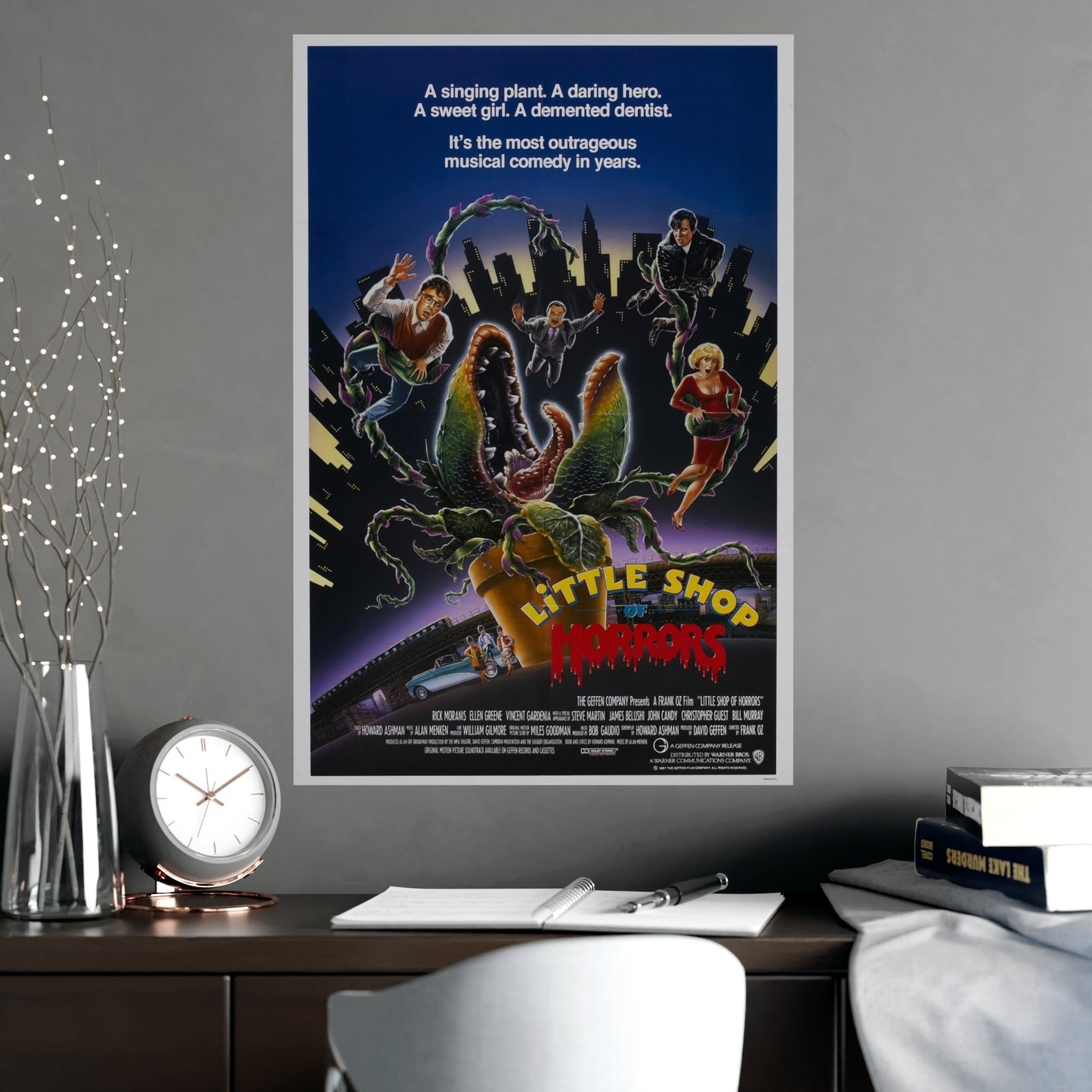 LITTLE SHOP OF HORRORS 1986 - Paper Movie Poster-The Sticker Space