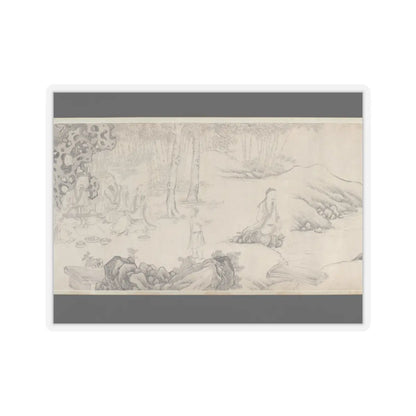 Liu Yanchong - Seven Sages of the Bamboo Grove - 1844 v1 - STICKER Vinyl Kiss-Cut Decal