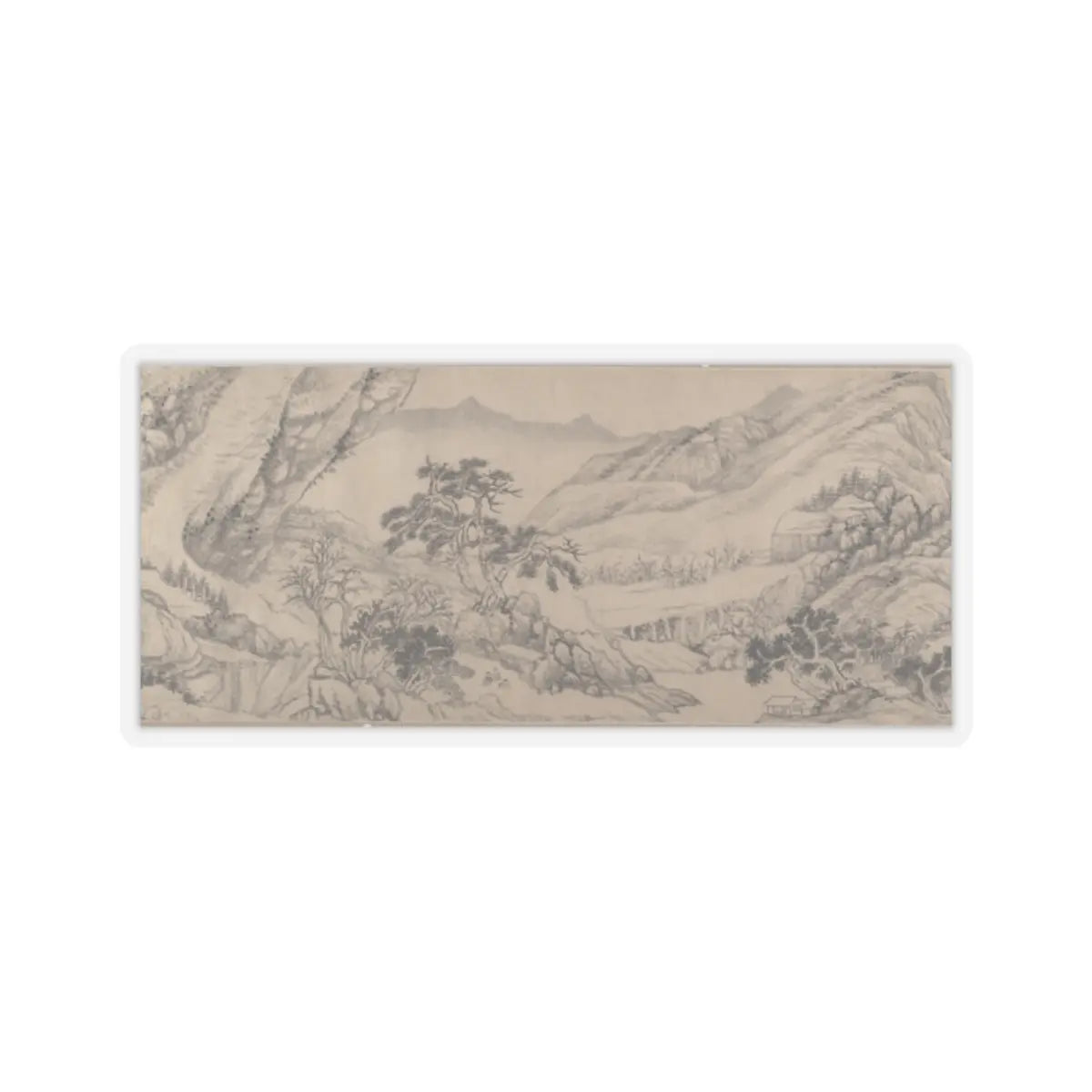 Liu Yu - Landscape - 1680 v1 - STICKER Vinyl Kiss-Cut Decal