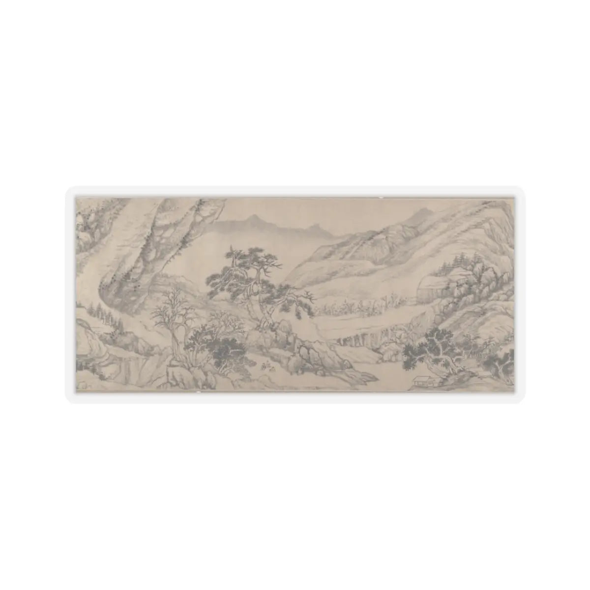 Liu Yu - Landscape - 1680 v1 - STICKER Vinyl Kiss-Cut Decal