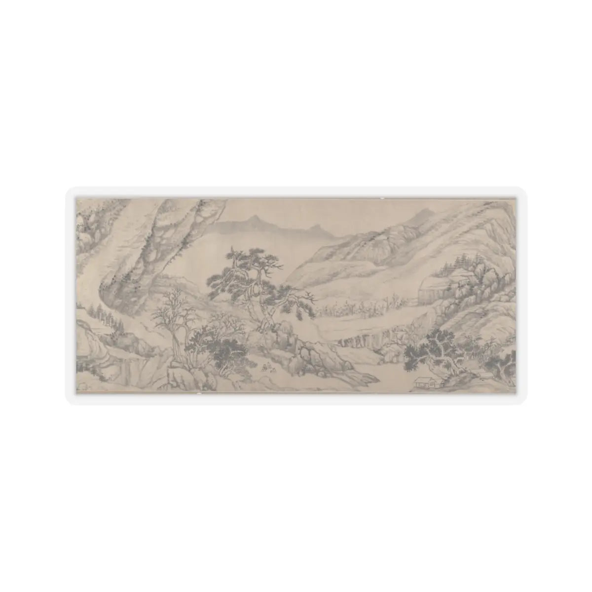 Liu Yu - Landscape - 1680 v1 - STICKER Vinyl Kiss-Cut Decal