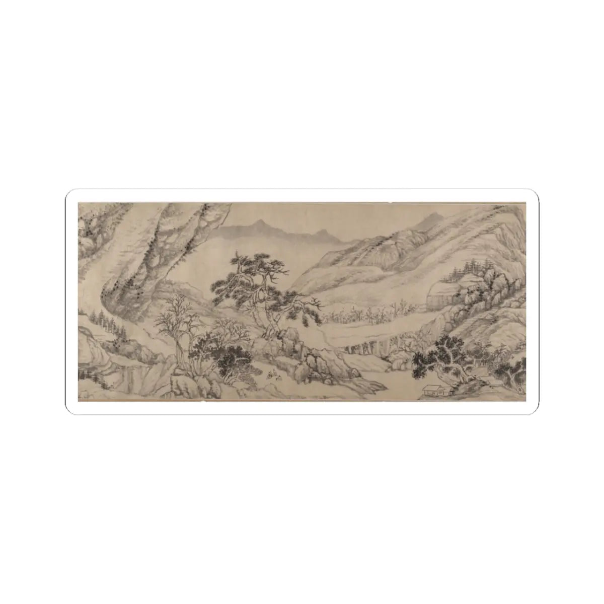 Liu Yu - Landscape - 1680 v1 - STICKER Vinyl Kiss-Cut Decal