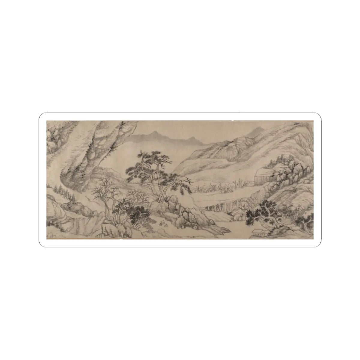 Liu Yu - Landscape - 1680 v1 - STICKER Vinyl Kiss-Cut Decal