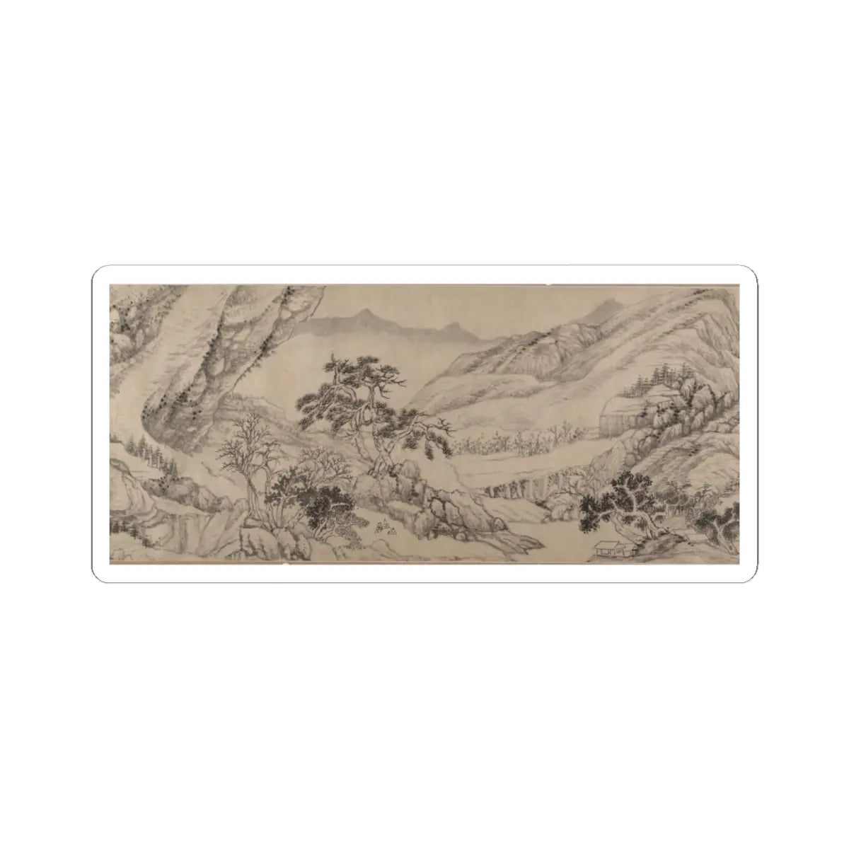 Liu Yu - Landscape - 1680 v1 - STICKER Vinyl Kiss-Cut Decal