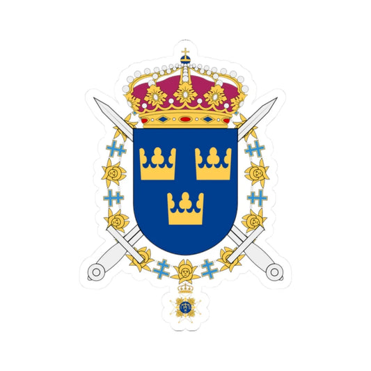 Livgardesgruppen vapen (Sweden) (Coat of Arms) STICKER Vinyl Kiss-Cut Decal 2 Inch White - The Sticker Space