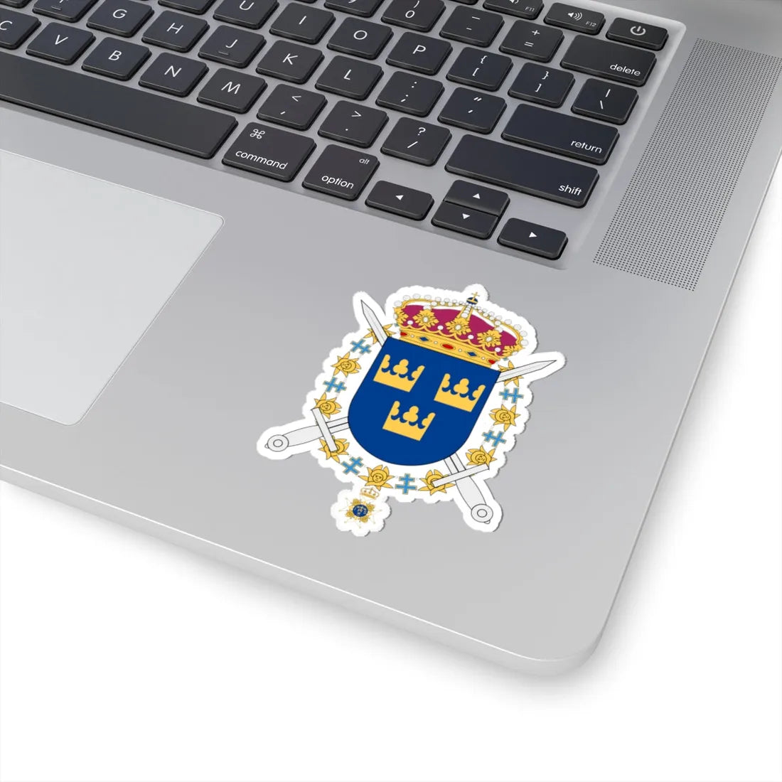 Livgardesgruppen vapen (Sweden) (Coat of Arms) STICKER Vinyl Kiss-Cut Decal - The Sticker Space