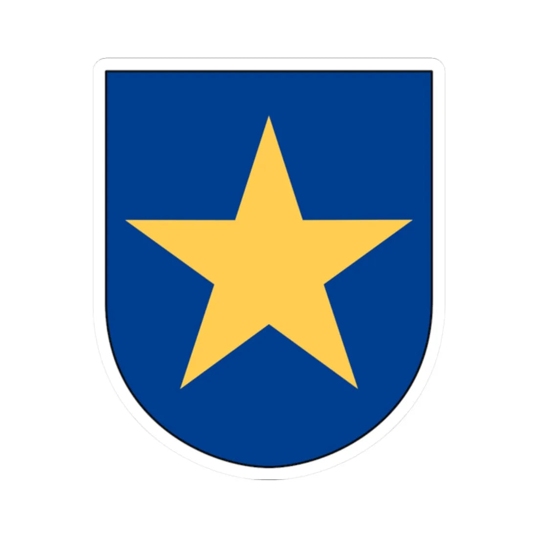 Livgardet 10. stabs- och understödskompaniet vapen (Sweden) (Coat of Arms) STICKER Vinyl Kiss-Cut Decal 2 Inch White - The Sticker Space