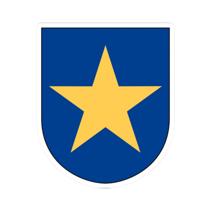 Livgardet 10. stabs- och understödskompaniet vapen (Sweden) (Coat of Arms) STICKER Vinyl Kiss-Cut Decal 2 Inch White - The Sticker Space