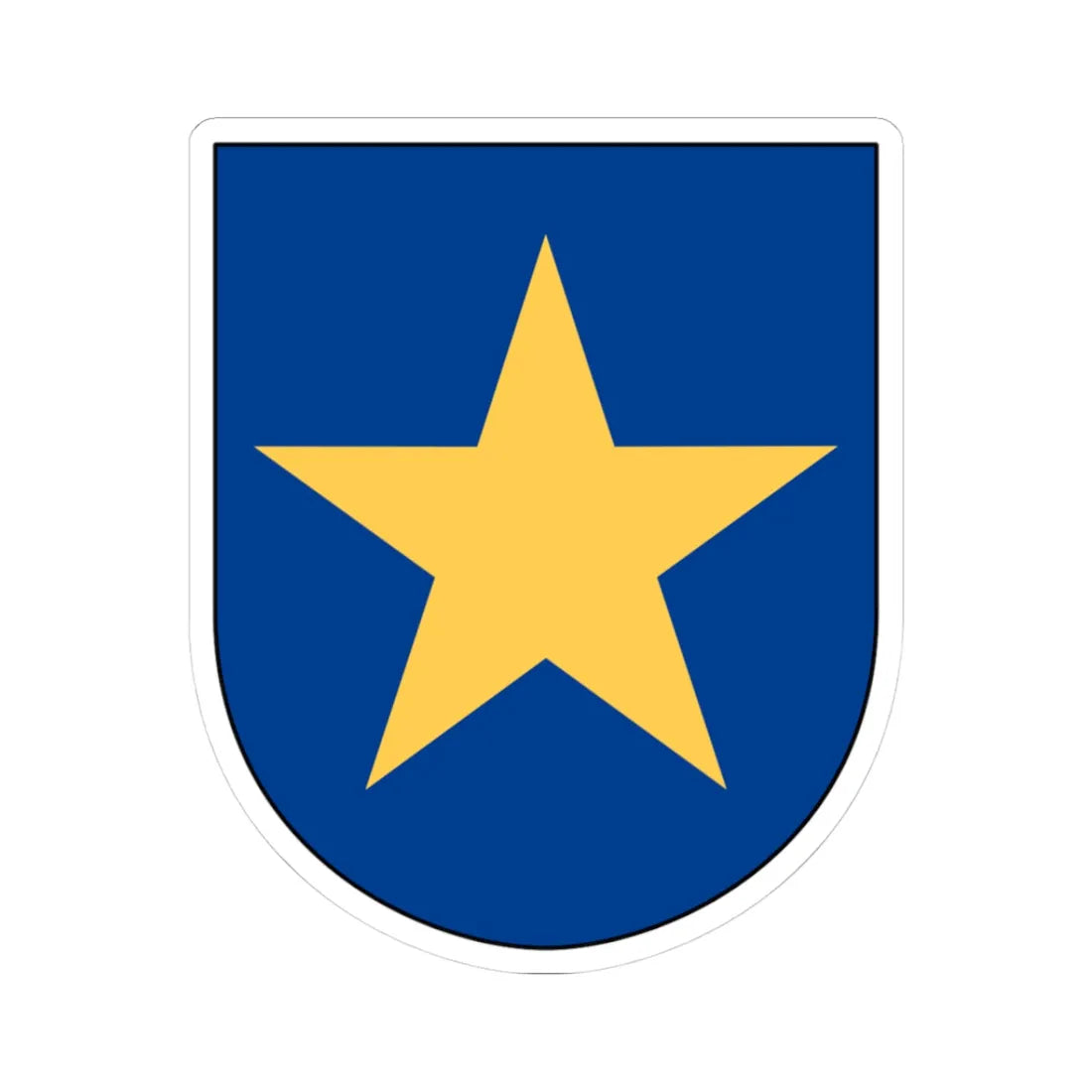 Livgardet 10. stabs- och understödskompaniet vapen (Sweden) (Coat of Arms) STICKER Vinyl Kiss-Cut Decal 3 Inch White - The Sticker Space