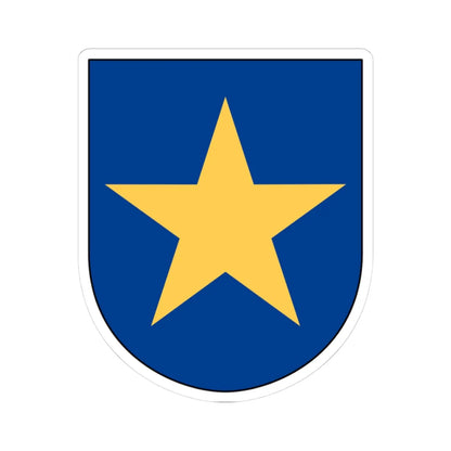 Livgardet 10. stabs- och understödskompaniet vapen (Sweden) (Coat of Arms) STICKER Vinyl Kiss-Cut Decal 3 Inch White - The Sticker Space