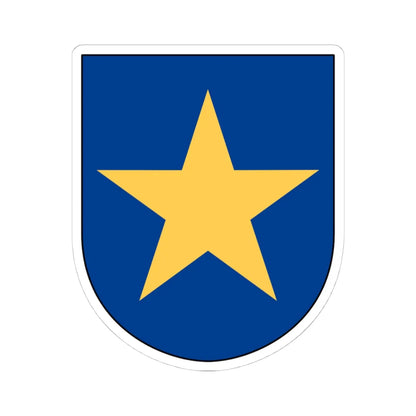 Livgardet 10. stabs- och understödskompaniet vapen (Sweden) (Coat of Arms) STICKER Vinyl Kiss-Cut Decal 4 Inch White - The Sticker Space