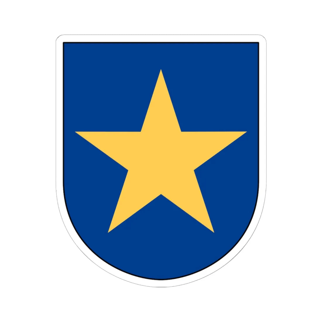 Livgardet 10. stabs- och understödskompaniet vapen (Sweden) (Coat of Arms) STICKER Vinyl Kiss-Cut Decal 6 Inch White - The Sticker Space