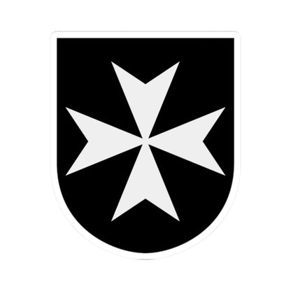 Livgardet 11. militärpolisbataljonens stab vapen (Sweden) (Coat of Arms) STICKER Vinyl Kiss-Cut Decal 2 Inch White - The Sticker Space