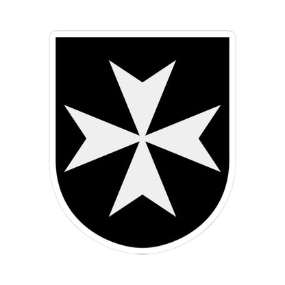 Livgardet 11. militärpolisbataljonens stab vapen (Sweden) (Coat of Arms) STICKER Vinyl Kiss-Cut Decal 3 Inch White - The Sticker Space