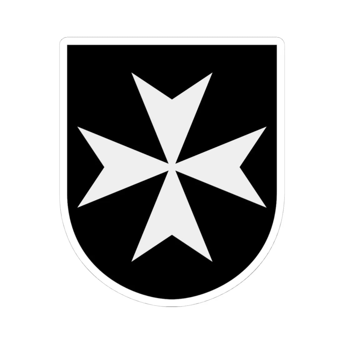 Livgardet 11. militärpolisbataljonens stab vapen (Sweden) (Coat of Arms) STICKER Vinyl Kiss-Cut Decal 4 Inch White - The Sticker Space