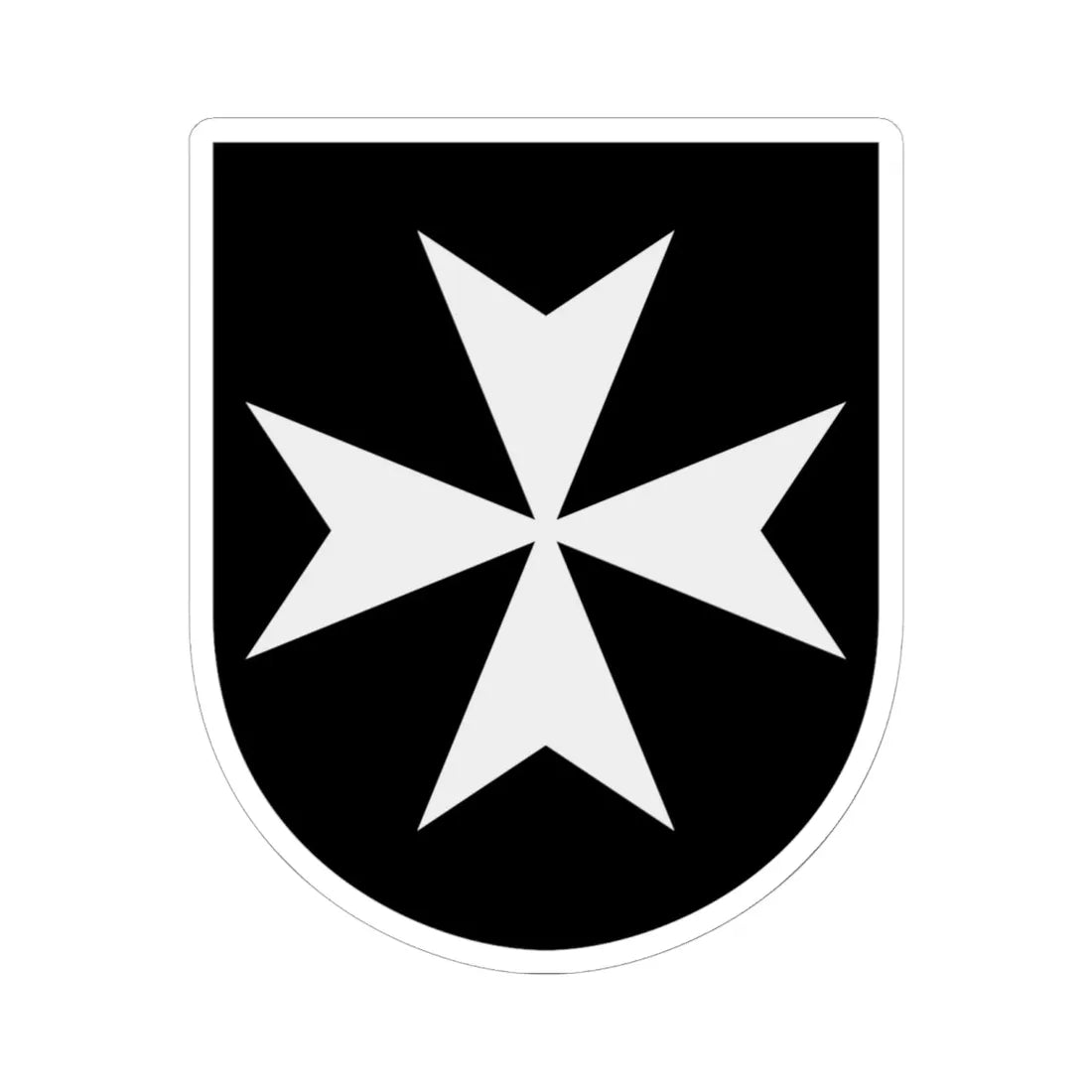 Livgardet 11. militärpolisbataljonens stab vapen (Sweden) (Coat of Arms) STICKER Vinyl Kiss-Cut Decal 6 Inch White - The Sticker Space