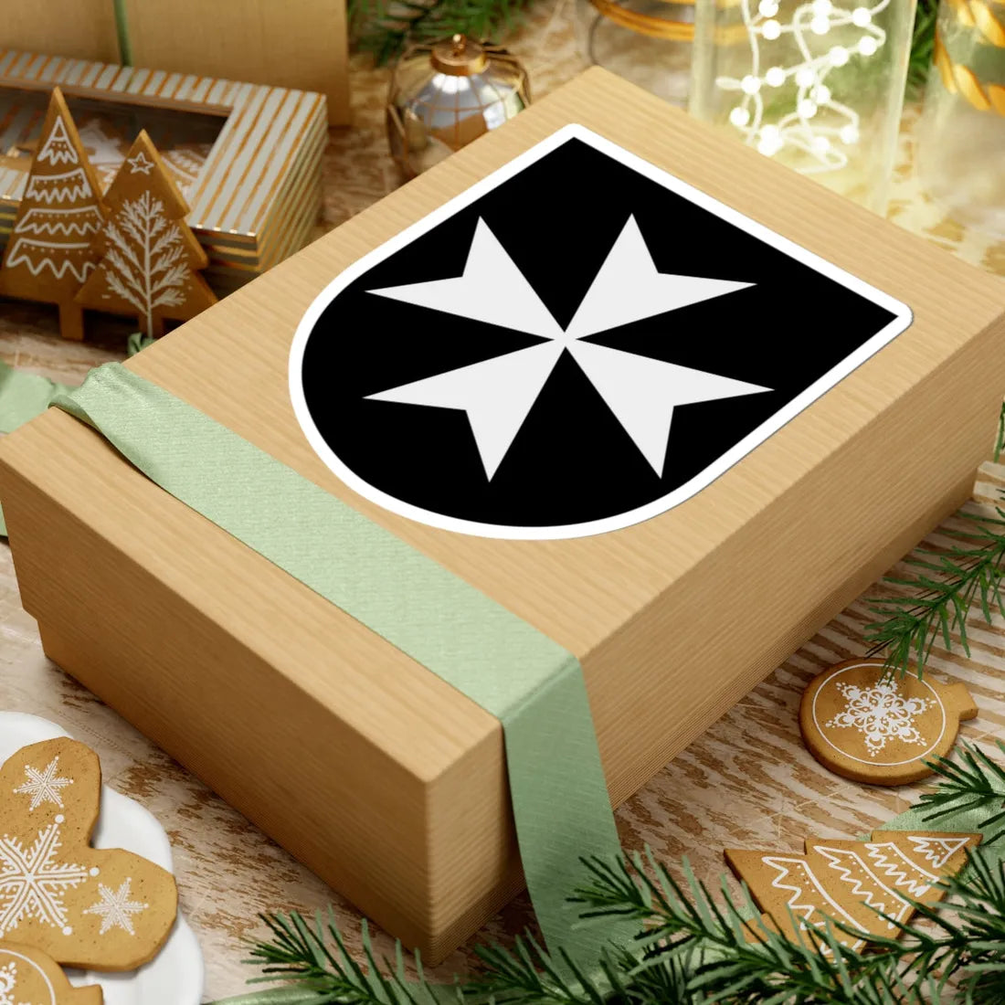 Livgardet 11. militärpolisbataljonens stab vapen (Sweden) (Coat of Arms) STICKER Vinyl Kiss-Cut Decal - The Sticker Space