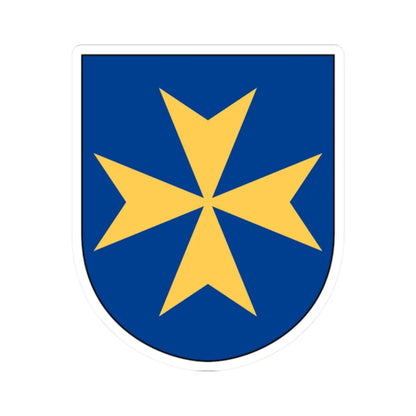 Livgardet 114. militärpoliskompaniet vapen (Sweden) (Coat of Arms) STICKER Vinyl Kiss-Cut Decal 2 Inch White - The Sticker Space