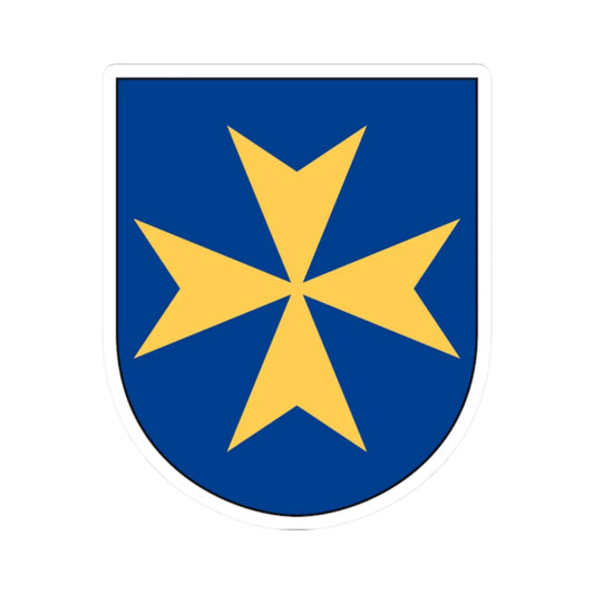 Livgardet 114. militärpoliskompaniet vapen (Sweden) (Coat of Arms) STICKER Vinyl Kiss-Cut Decal 2 Inch White - The Sticker Space