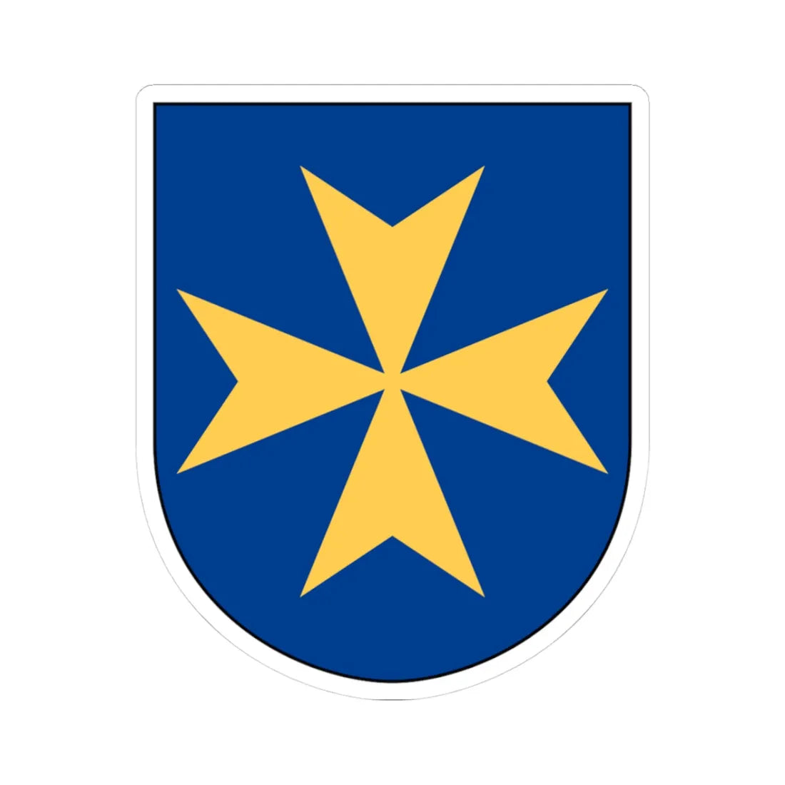 Livgardet 114. militärpoliskompaniet vapen (Sweden) (Coat of Arms) STICKER Vinyl Kiss-Cut Decal 3 Inch White - The Sticker Space