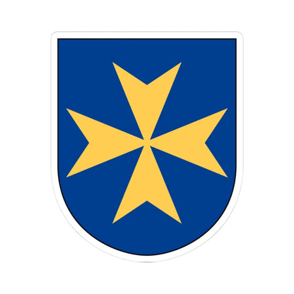 Livgardet 114. militärpoliskompaniet vapen (Sweden) (Coat of Arms) STICKER Vinyl Kiss-Cut Decal 3 Inch White - The Sticker Space