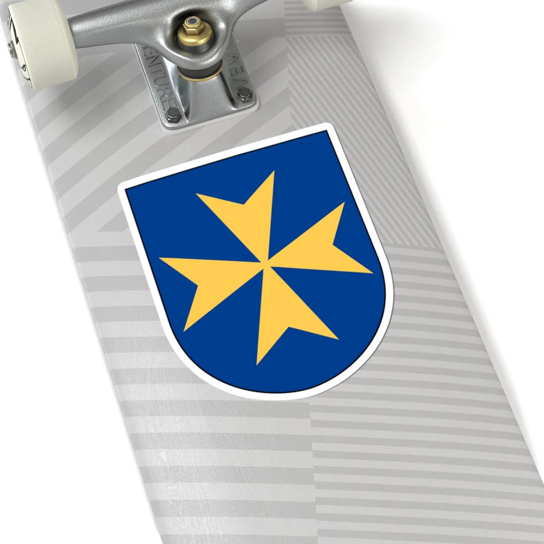 Livgardet 114. militärpoliskompaniet vapen (Sweden) (Coat of Arms) STICKER Vinyl Kiss-Cut Decal - The Sticker Space