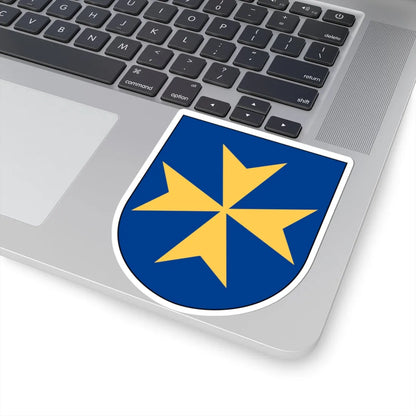 Livgardet 114. militärpoliskompaniet vapen (Sweden) (Coat of Arms) STICKER Vinyl Kiss-Cut Decal - The Sticker Space