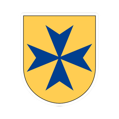 Livgardet 115. militärpoliskompaniet vapen (Sweden) (Coat of Arms) STICKER Vinyl Kiss-Cut Decal 2 Inch White - The Sticker Space