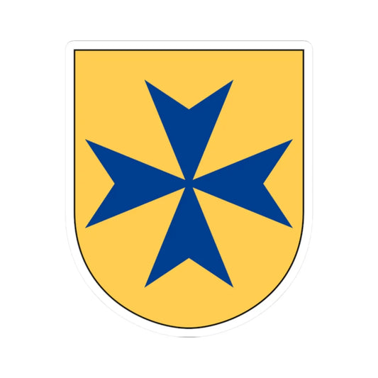 Livgardet 115. militärpoliskompaniet vapen (Sweden) (Coat of Arms) STICKER Vinyl Kiss-Cut Decal 2 Inch White - The Sticker Space