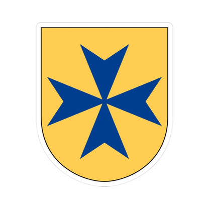 Livgardet 115. militärpoliskompaniet vapen (Sweden) (Coat of Arms) STICKER Vinyl Kiss-Cut Decal 3 Inch White - The Sticker Space