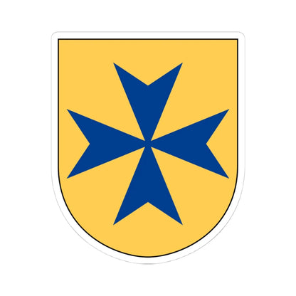 Livgardet 115. militärpoliskompaniet vapen (Sweden) (Coat of Arms) STICKER Vinyl Kiss-Cut Decal 4 Inch White - The Sticker Space