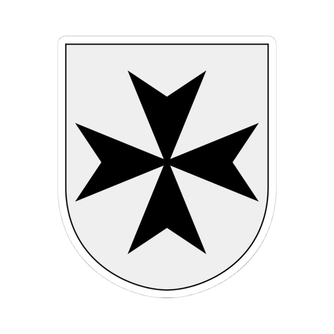 Livgardet 116. personskyddskompaniet vapen (Sweden) (Coat of Arms) STICKER Vinyl Kiss-Cut Decal 4 Inch White - The Sticker Space