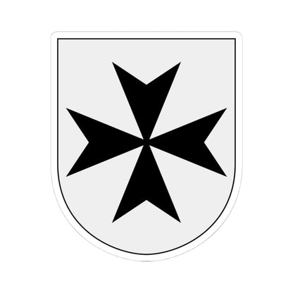 Livgardet 116. personskyddskompaniet vapen (Sweden) (Coat of Arms) STICKER Vinyl Kiss-Cut Decal 4 Inch White - The Sticker Space